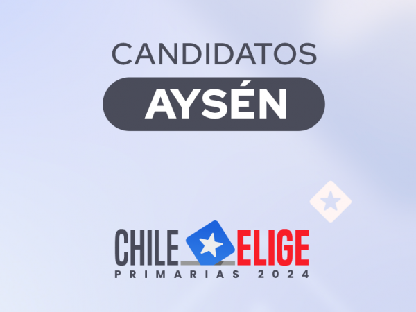 Candidatos región de Aysén en primarias 2024