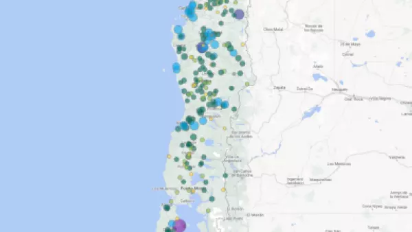 Lugares donde más ha llovido. Sistema frontal.