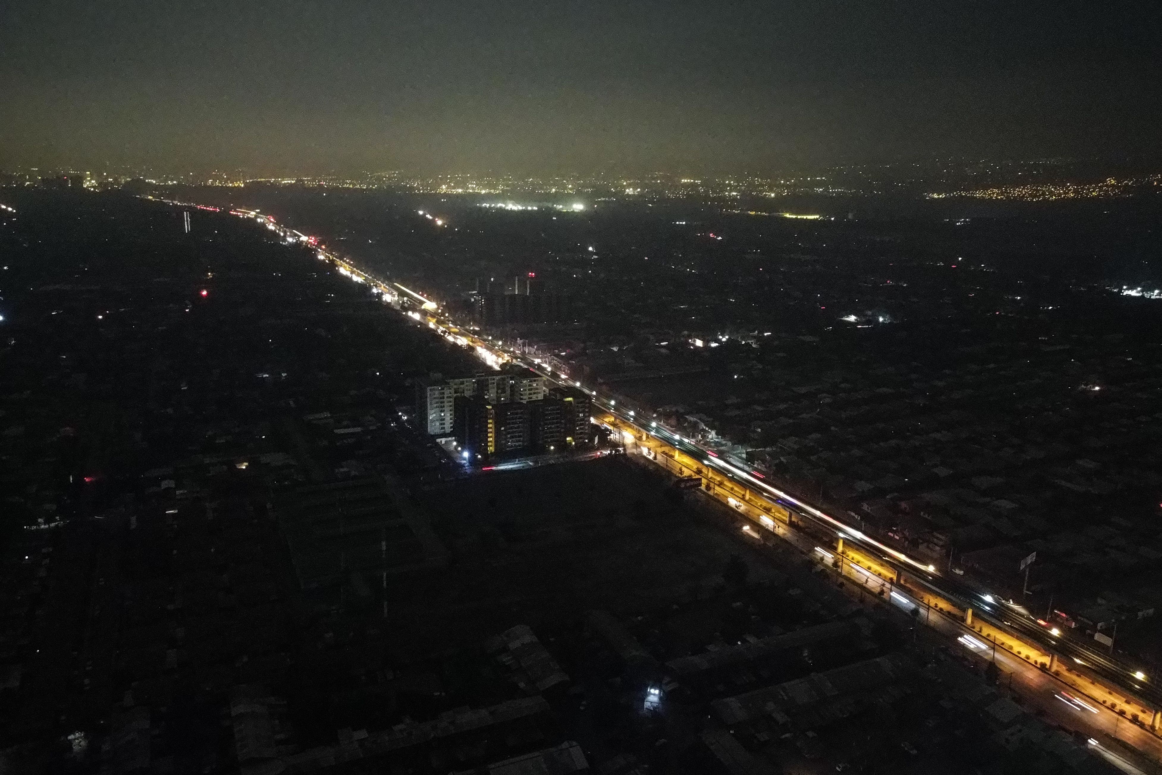 Corte de luz en Santiago.