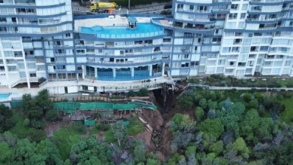 Socavón en Reñaca