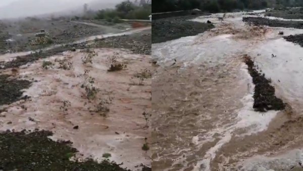 VIDEOS: Reportan activación de quebradas al norte y centro de Chile