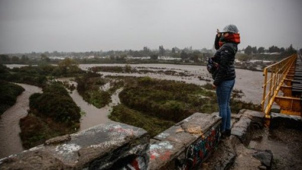 Lluvias en la región Metropolitana