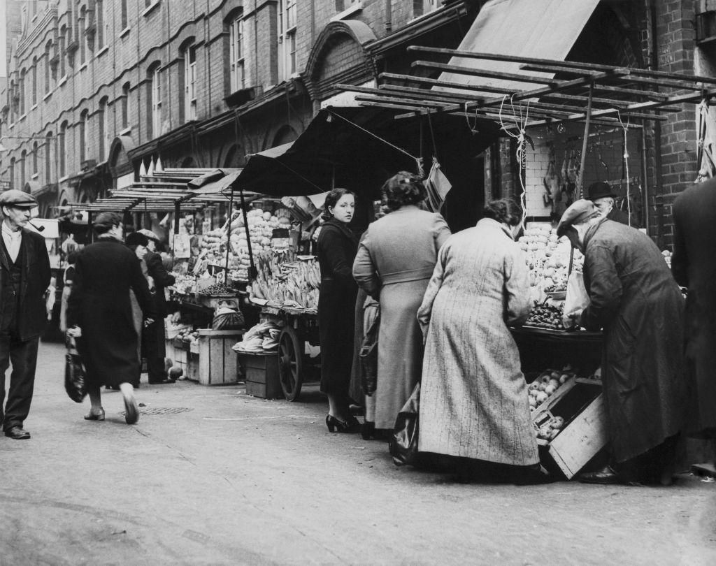 Mercado de frutas en Londres