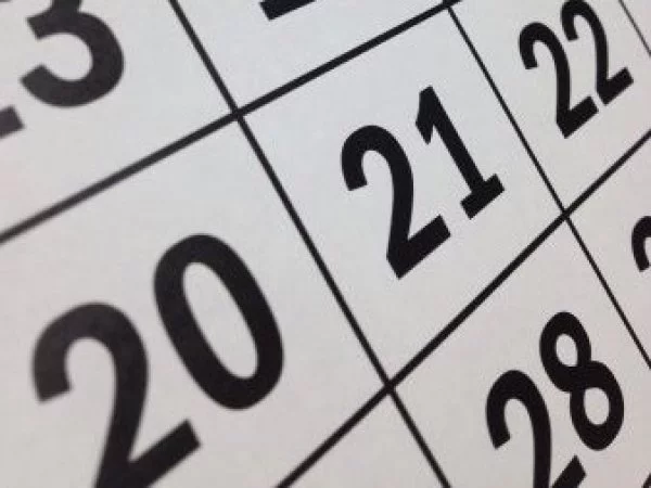 Calendario por feriado del 20 de junio.