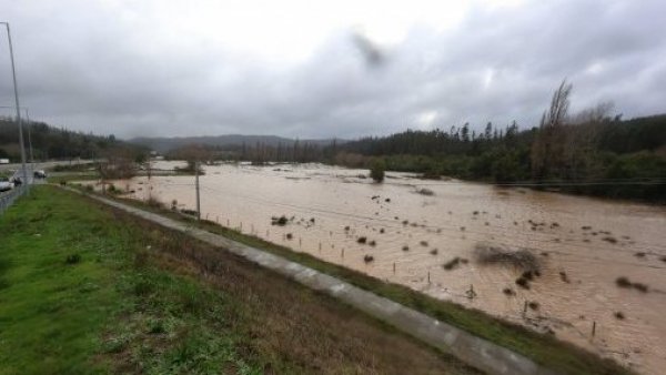 Inundaciones en Curanilahue.