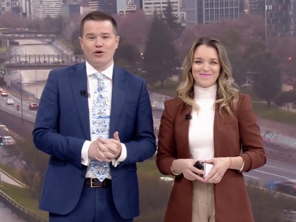 Carla Zunino y Davor Gjuranovic en 24 AM.