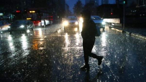Milímetros de lluvia en Santiago
