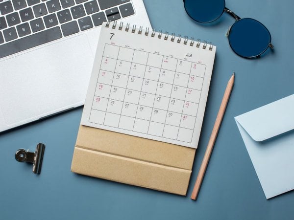 Calendario de feriados julio 2024.