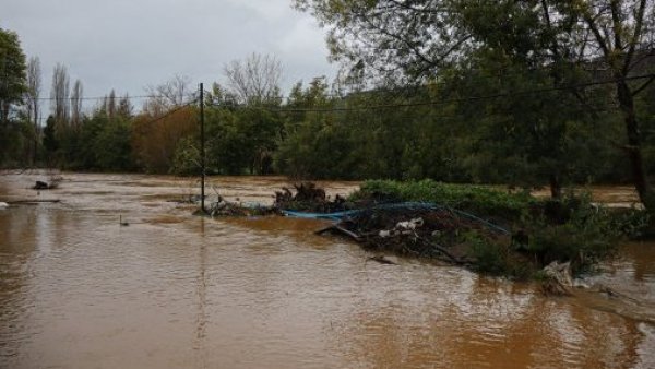 Inundación tras sistema frontal