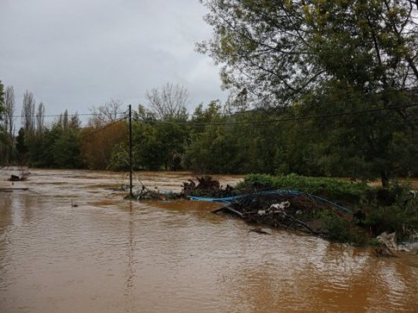Inundación tras sistema frontal