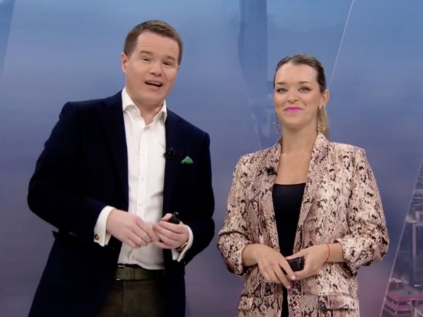 Carla Zunino y Davor Gjuranovic en 24 AM.