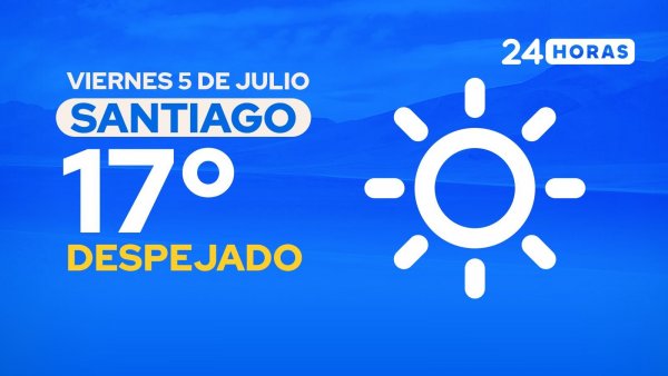 El tiempo en Santiago: viernes 5 de julio de 2024