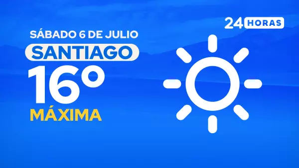 El tiempo en Santiago: sábado 6 de julio de 2024