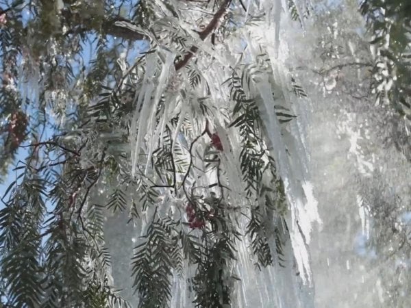 Calama registra mínima de 4,1 grados bajo cero