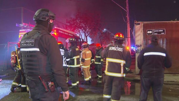 Investigan intencionalidad incendio de Conchalí