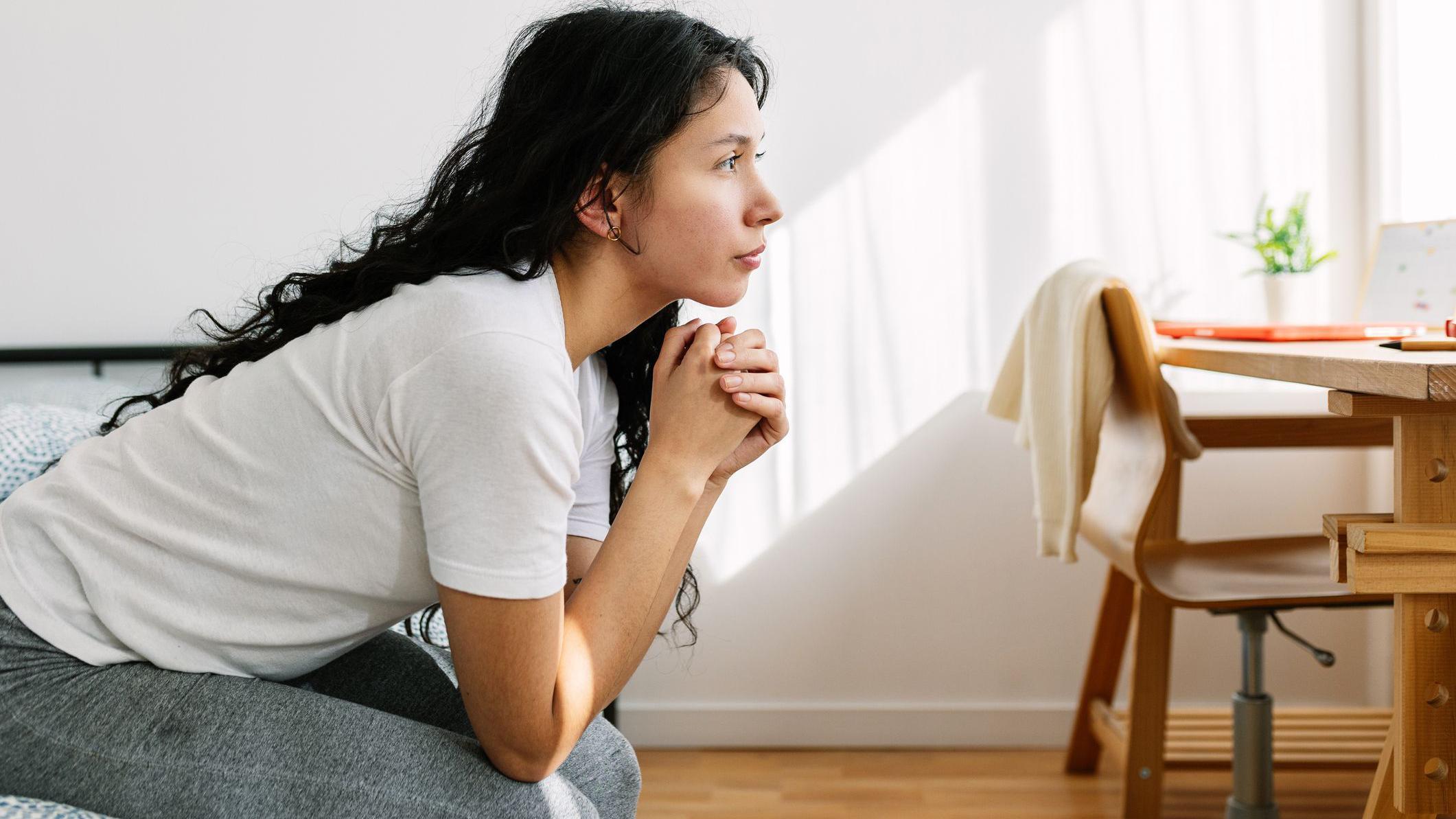 Mujer deprimida