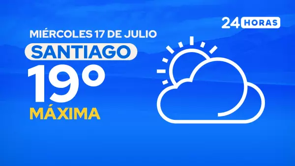 El tiempo en Santiago: miércoles 17 de julio de 2024