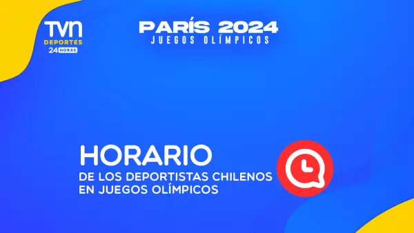 Horarios de chilenos en los Juegos Olímpicos París 2024