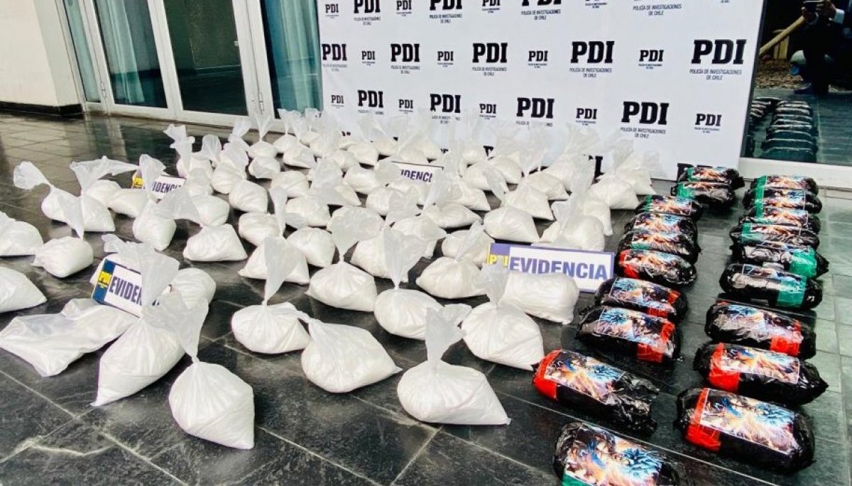 Histórico decomiso de ketamina en Arica: 96 kilos incautados por la PDI