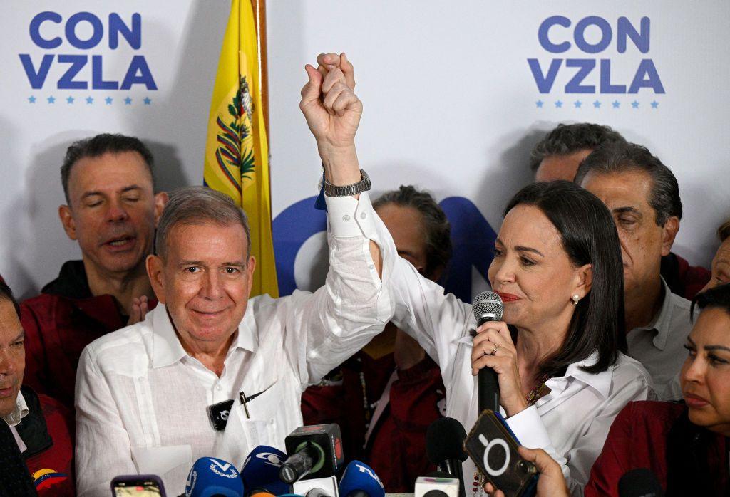 Edmundo González y Marí Corina Machado