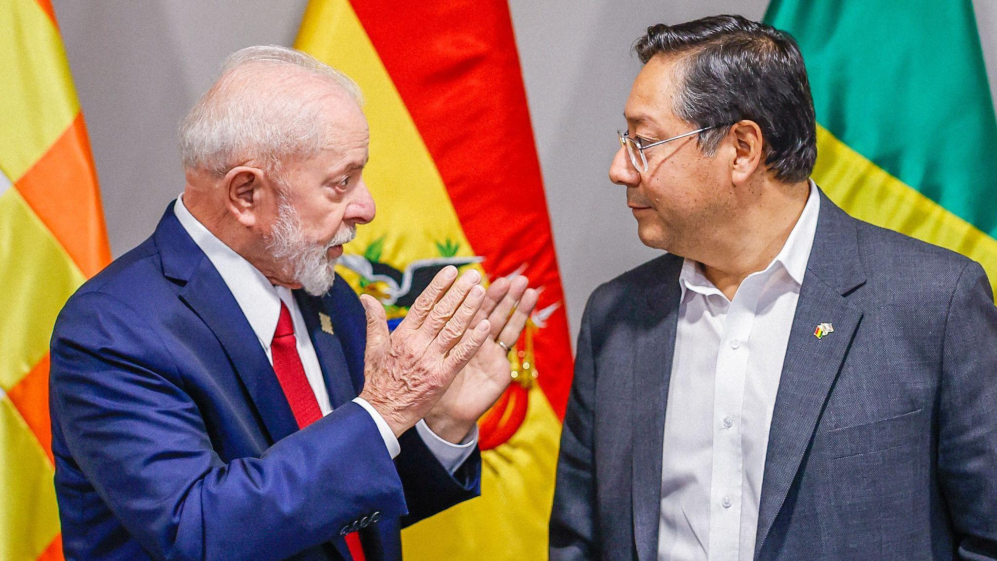 Lula Da Silva y Luis Arce.