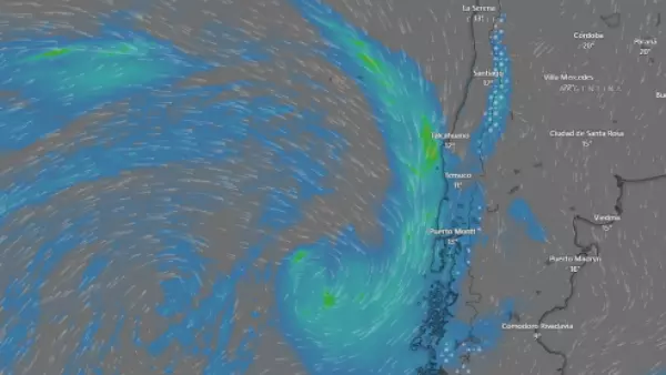 Lluvia y sistema frontal.