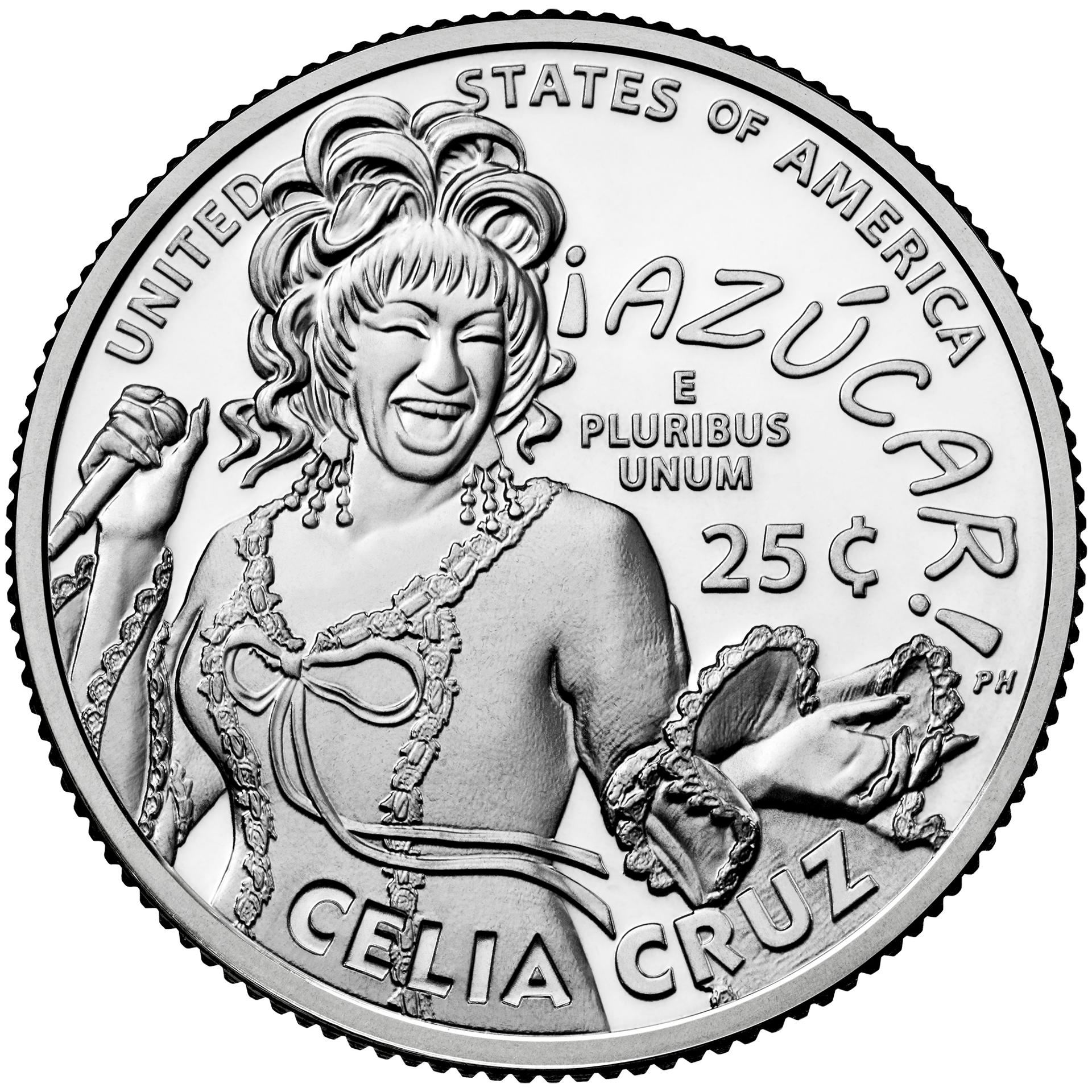 Moneda de Celia Cruz