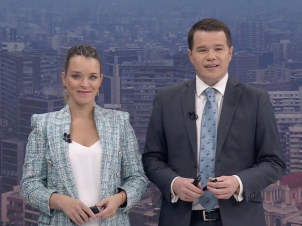 Carla Zunino y Davor Gjuranovic en 24 Horas Tu Mañana.