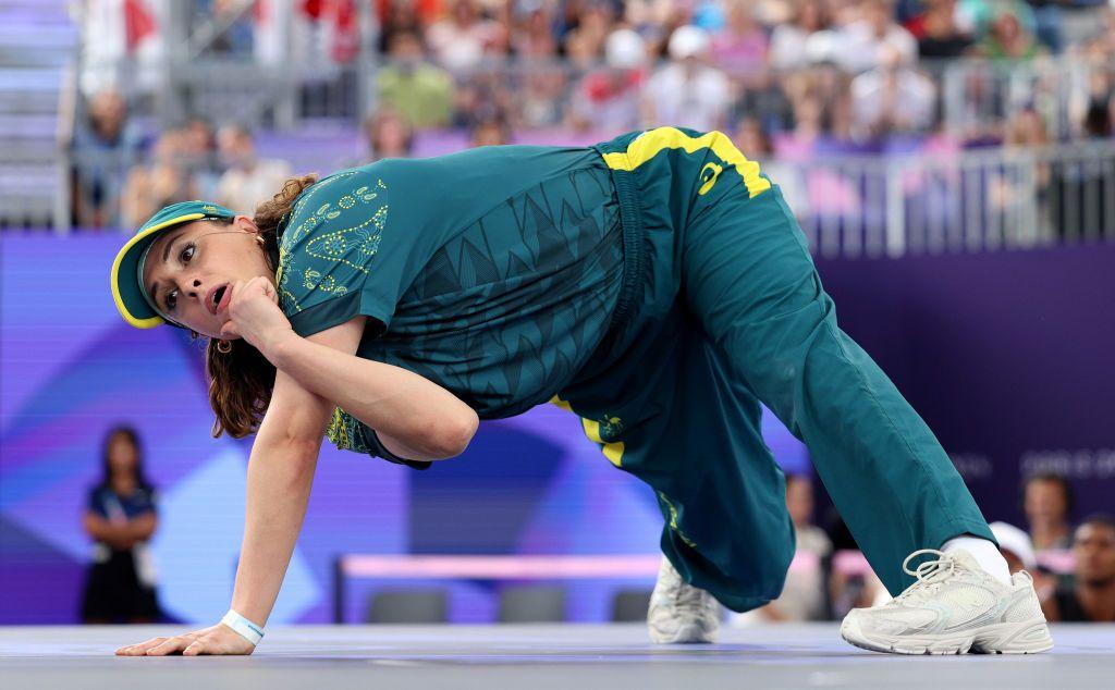 Gunn en su actuación en París 2024