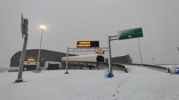 Paso Los Libertadores nevado