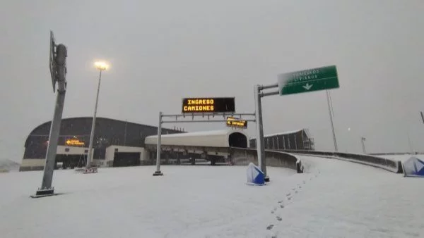 Paso Los Libertadores nevado