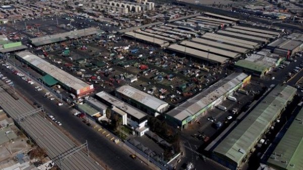 Vista aera de la Feria Lo Valledor