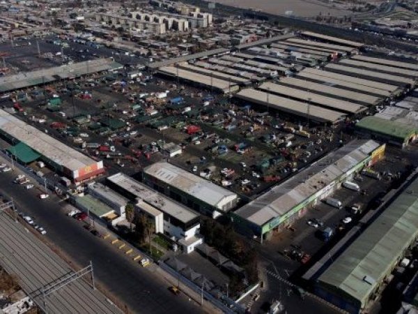 Vista aera de la Feria Lo Valledor