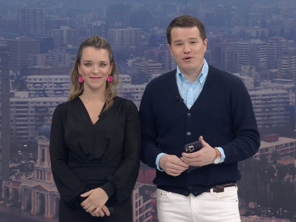 Carla Zunino y Davor Gjuranovic en 24 Horas Tu Mañana.