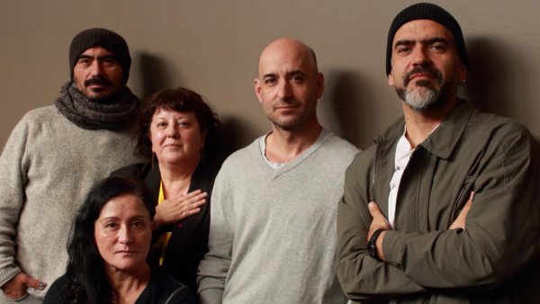 Fotografía del Festival Puerto de Ideas Biobío 2024 en Concepción, Chile, con homenaje a Gabriela Mistral y Fernando Milagros.