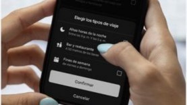 Primer vistazo al nuevo menú de Medidas de Seguridad de Uber