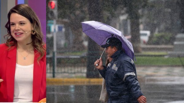 Lluvia en Santiago para el jueves