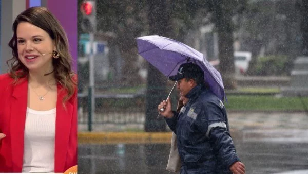 Lluvia en Santiago para el jueves
