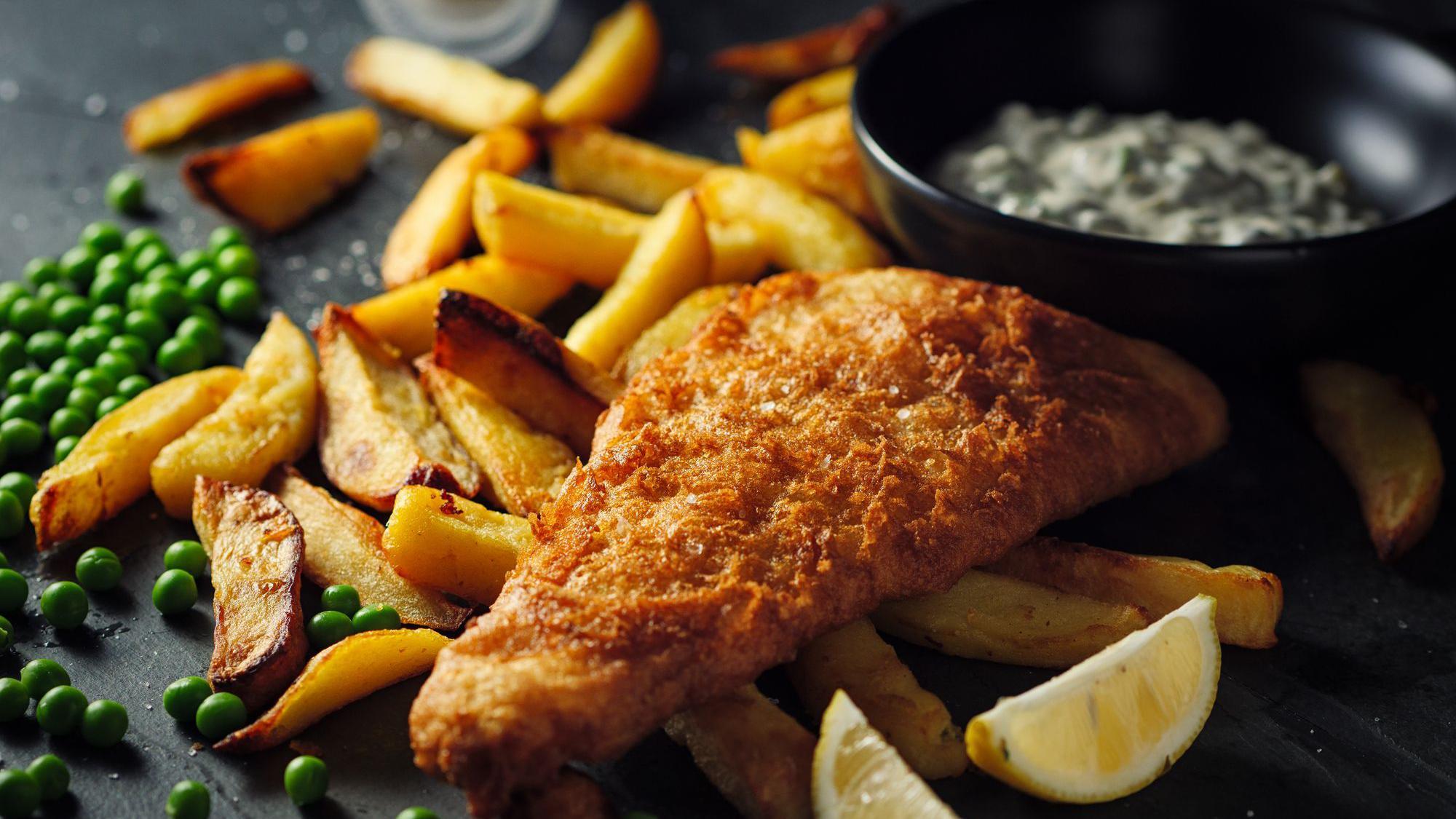 Pescado y papas fritas