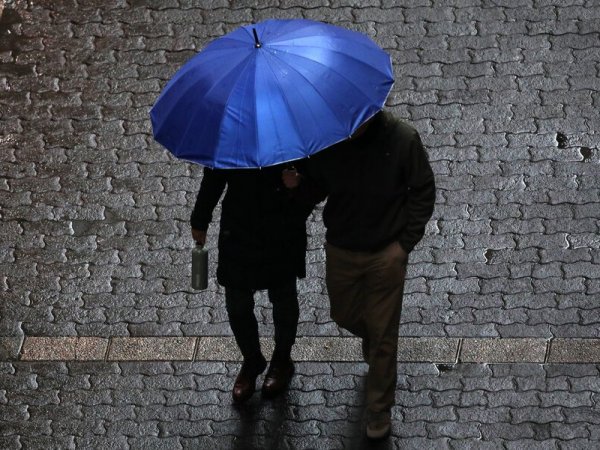 Lluvia en Santiago