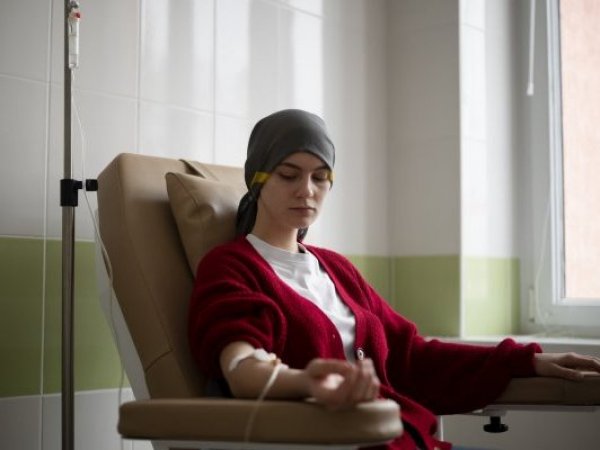Persona en quimioterapia