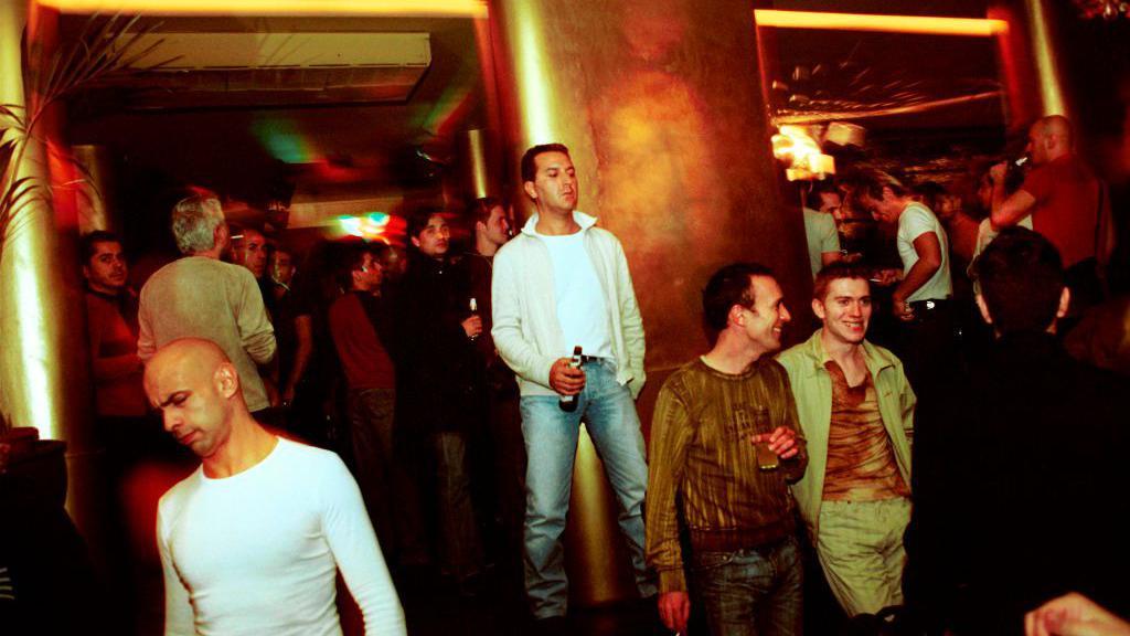 Bar gay en Barcelona, España.