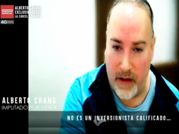 Alberto Chang: exclusivo desde la cárcel de Malta