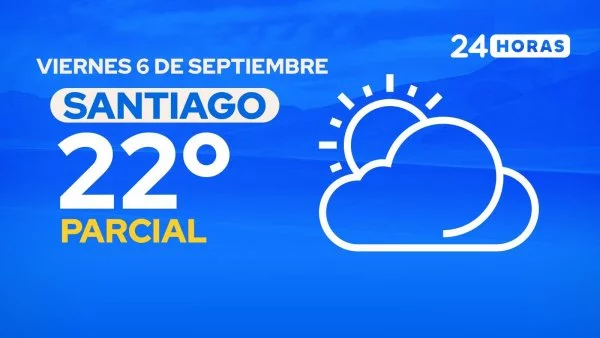 El tiempo en Santiago: viernes 6 de septiembre de 2024