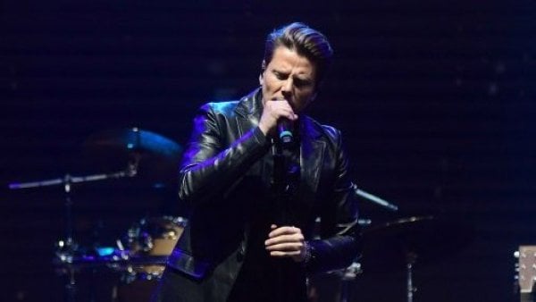 Andres de Leon durante el Copihue de Oro 2018, que se realiza en Arena Monticiello.