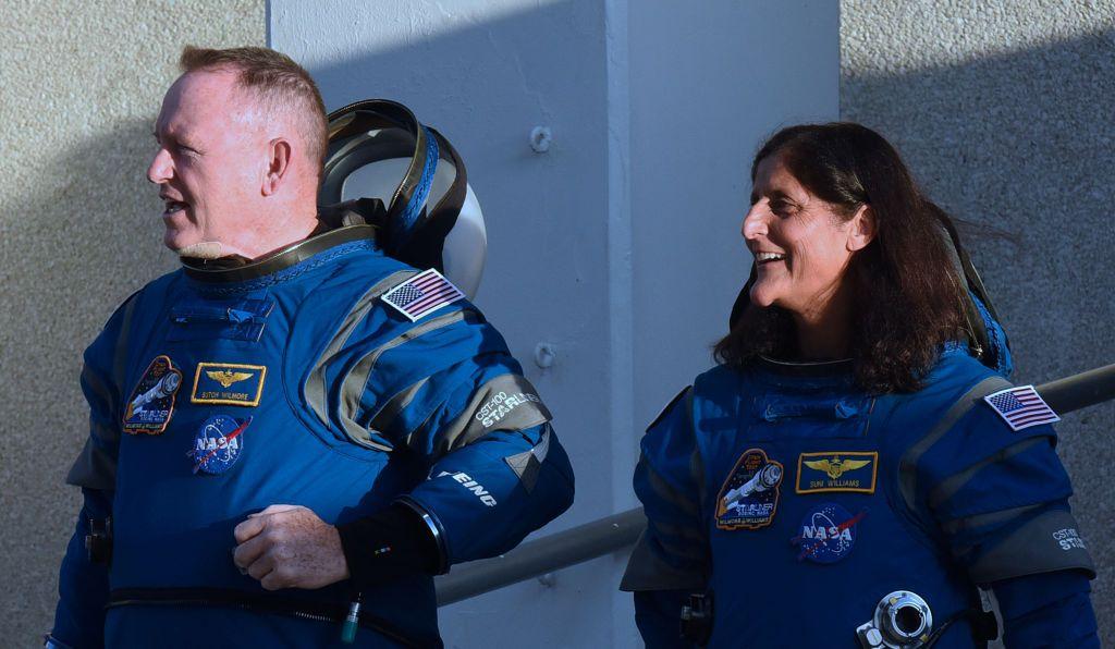 Butch Wilmore y Suni Williams