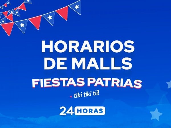 Horarios malls en Fiestas Patrias 2025