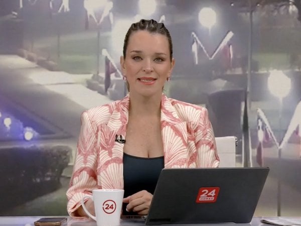 Carla Zunino en 24 Horas Tu Mañana.