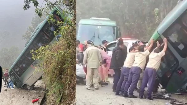 Bus accidentado Machu Picchu