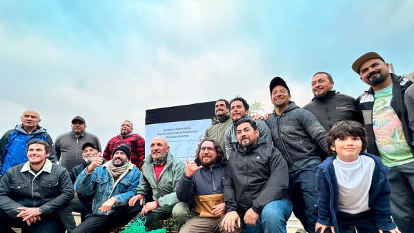 Ceremonia de aprobación del plan de manejo del Mar de Juan Fernández.